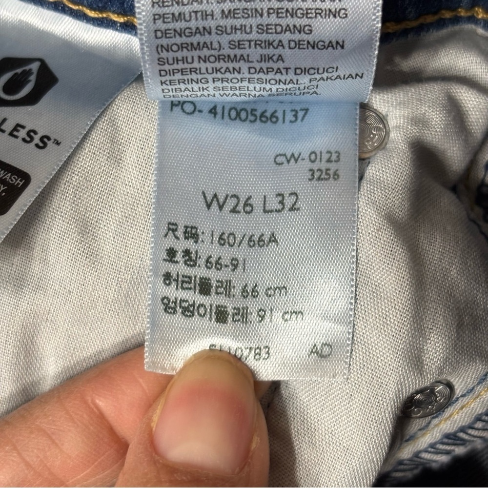 Levi's 726 Blue Flare Jeans Size 26 - Picture 10 of 13